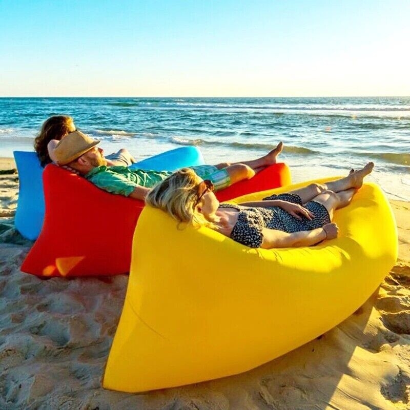 Inflatable Lounger Ergonomic Scoop Seat and Air Filled