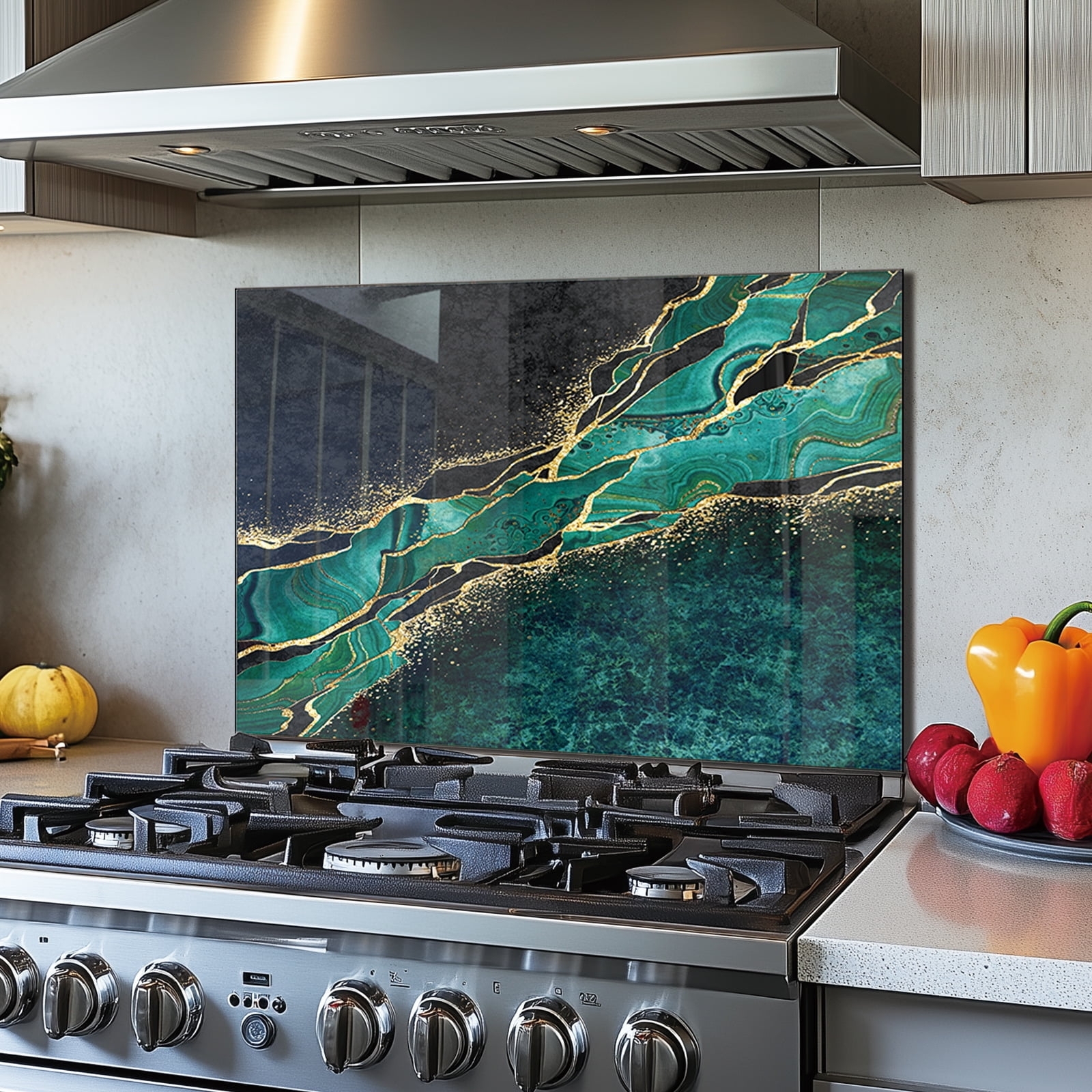 Tempered Glass Backsplash