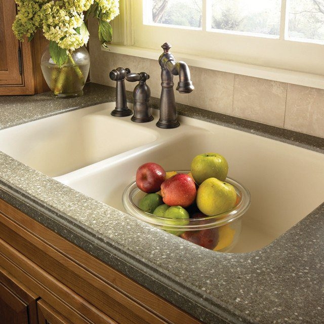 Kitchen Sink Integrated Basin Speckled Composite