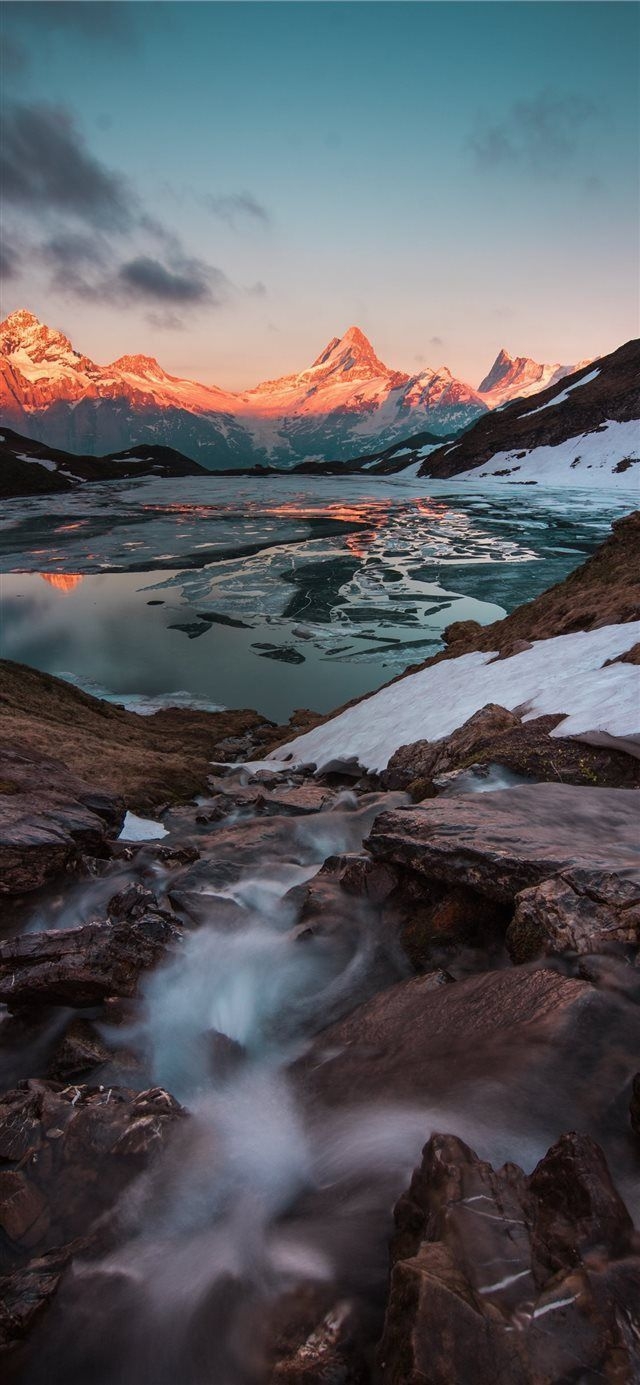 Landscape Mural Alpine Glow Alpine Glow Wall Mural