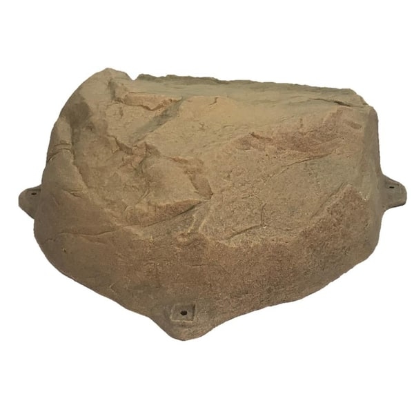 Landscape Rock Cover Sandstone Mounting Flanges Utility Hide