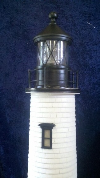 Lighthouse Newel Post Electrified Lantern Maritime Stair Post
