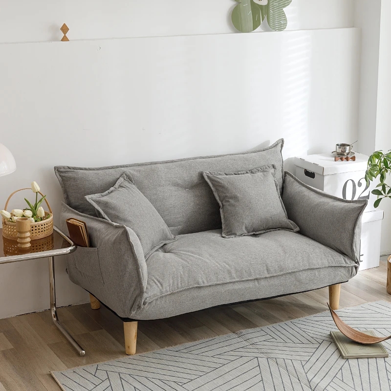Loveseat: Side Storage Pocket Minimalist Studio Sofa