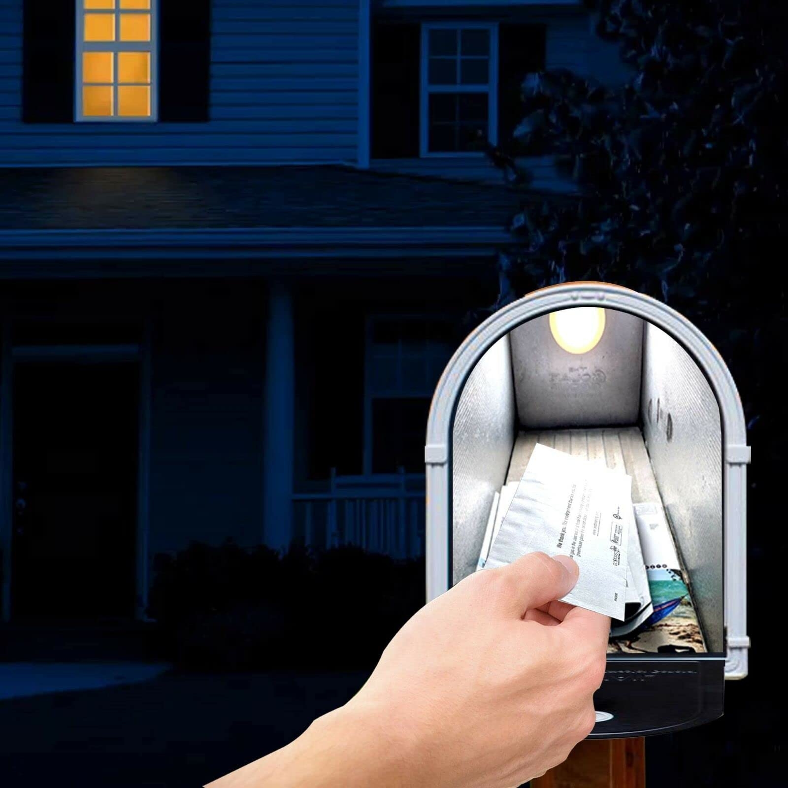 Mailbox Light: Magnetic Motion Sensitive Interior LED Lighting