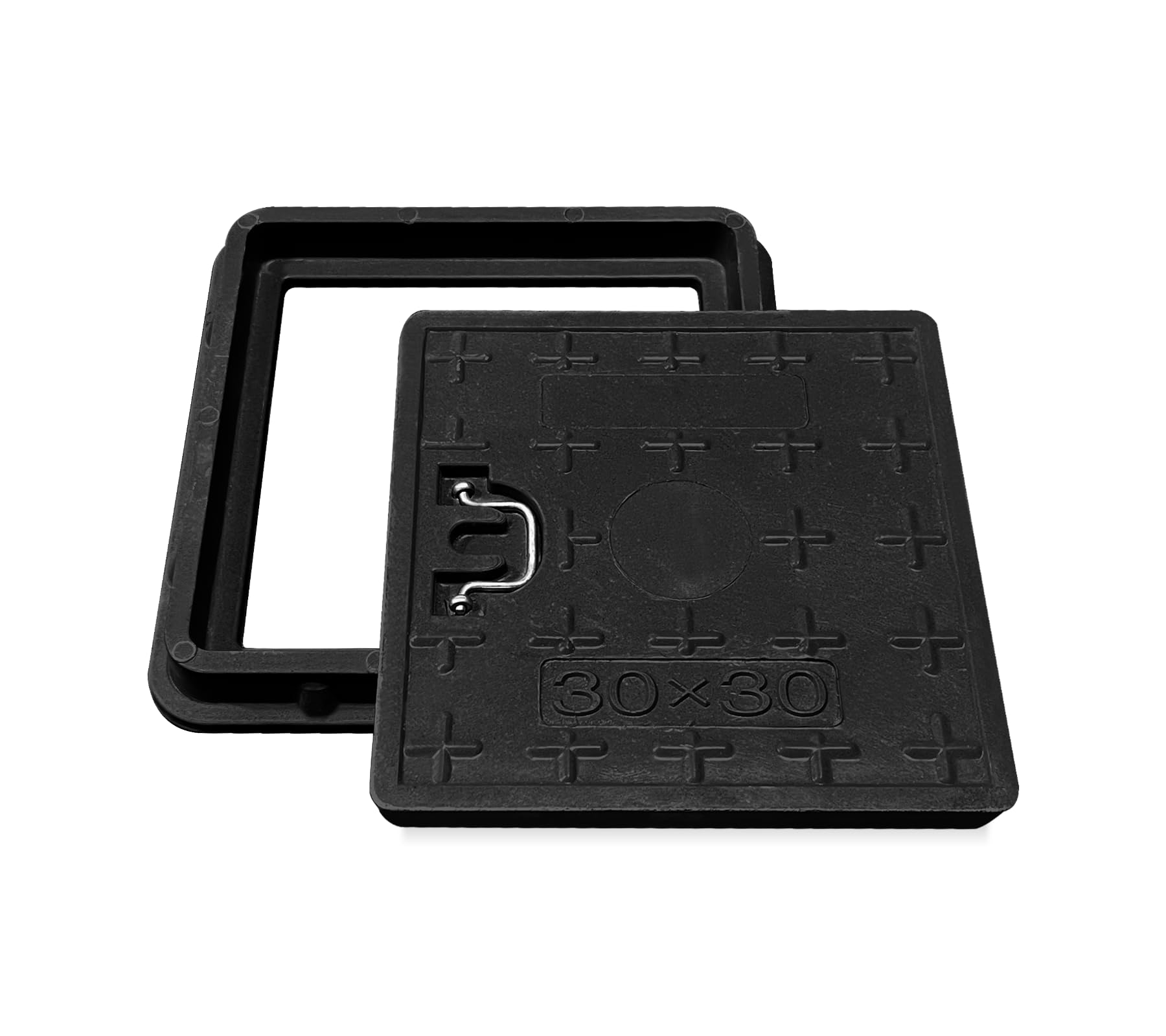 Manhole Cover Non-Slip 30x30 Marking Fiberglass Cover