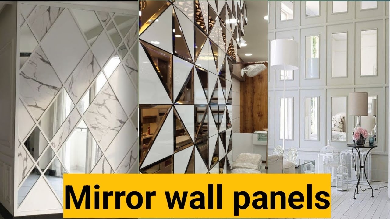 Mirror Wall Panels: Geometric Mirror Segments for Wall Art