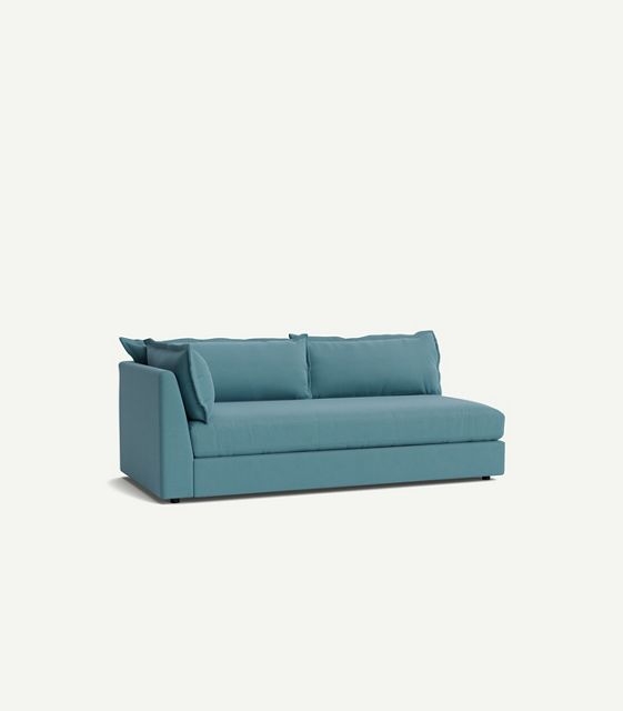 Modular Sofa Teal Blue Fabric Teal Blue Modular Sofa Unit