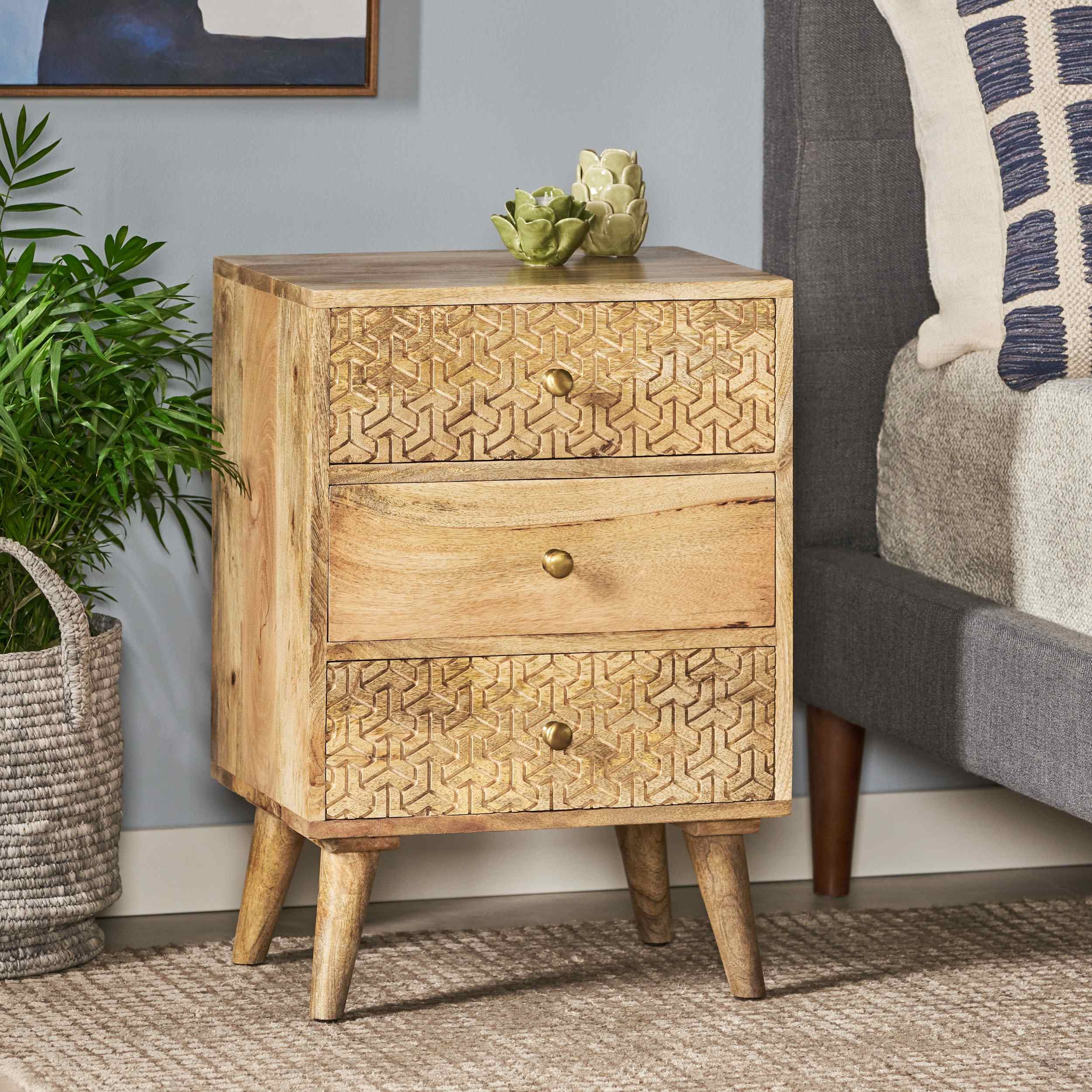 Mango Wood Nightstand