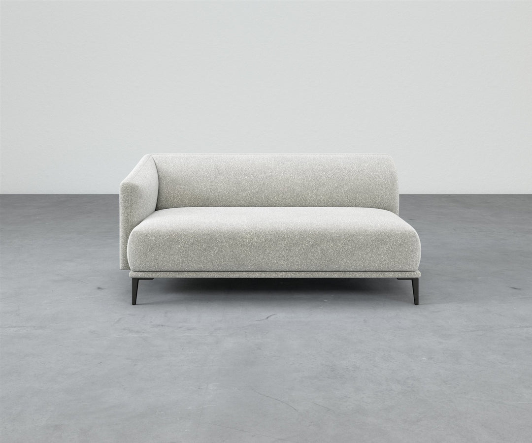 One Arm Sofa Heathered Texture Heathered Grey Modular Lounge
