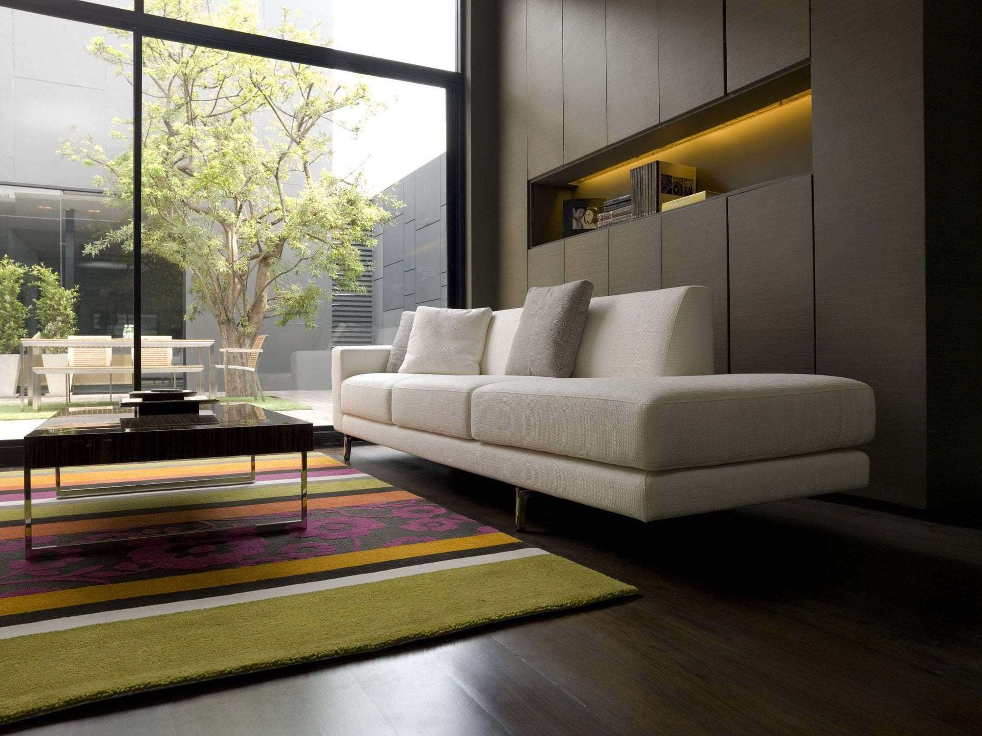 One Arm Sofa Low Slung Profile Low Profile Designer Sofa