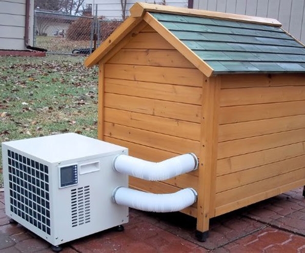 Outdoor Pet Shelter: Honey Brown Luxury Pet Kennel Design