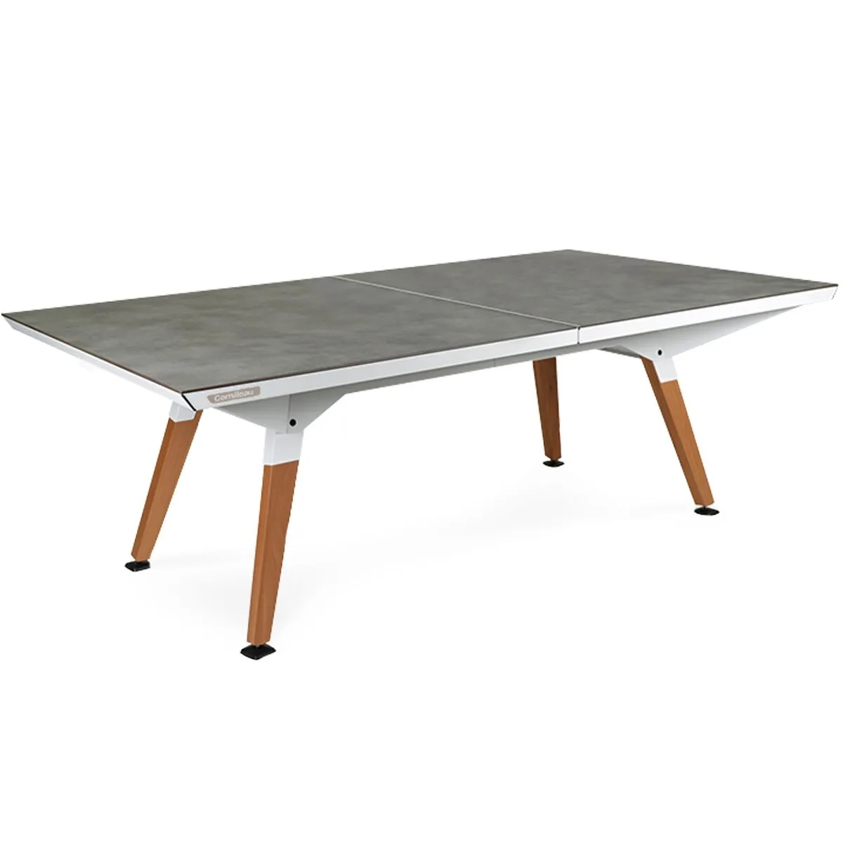 Outdoor Ping Pong Table with Stone Textured Surface