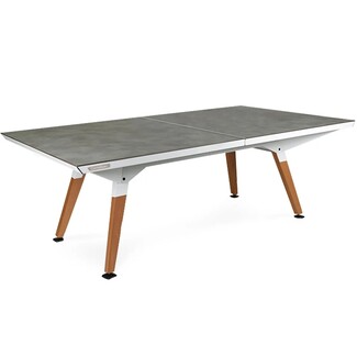 Outdoor Ping Pong Table with Stone Textured Surface