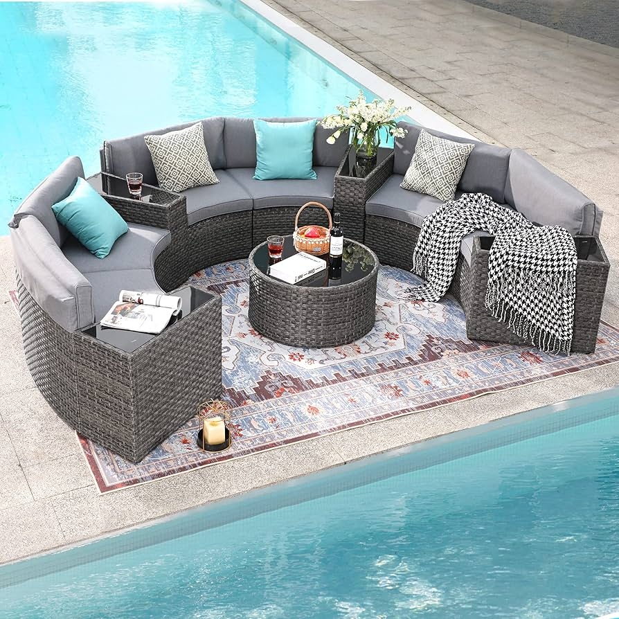 Round Outdoor Sectional