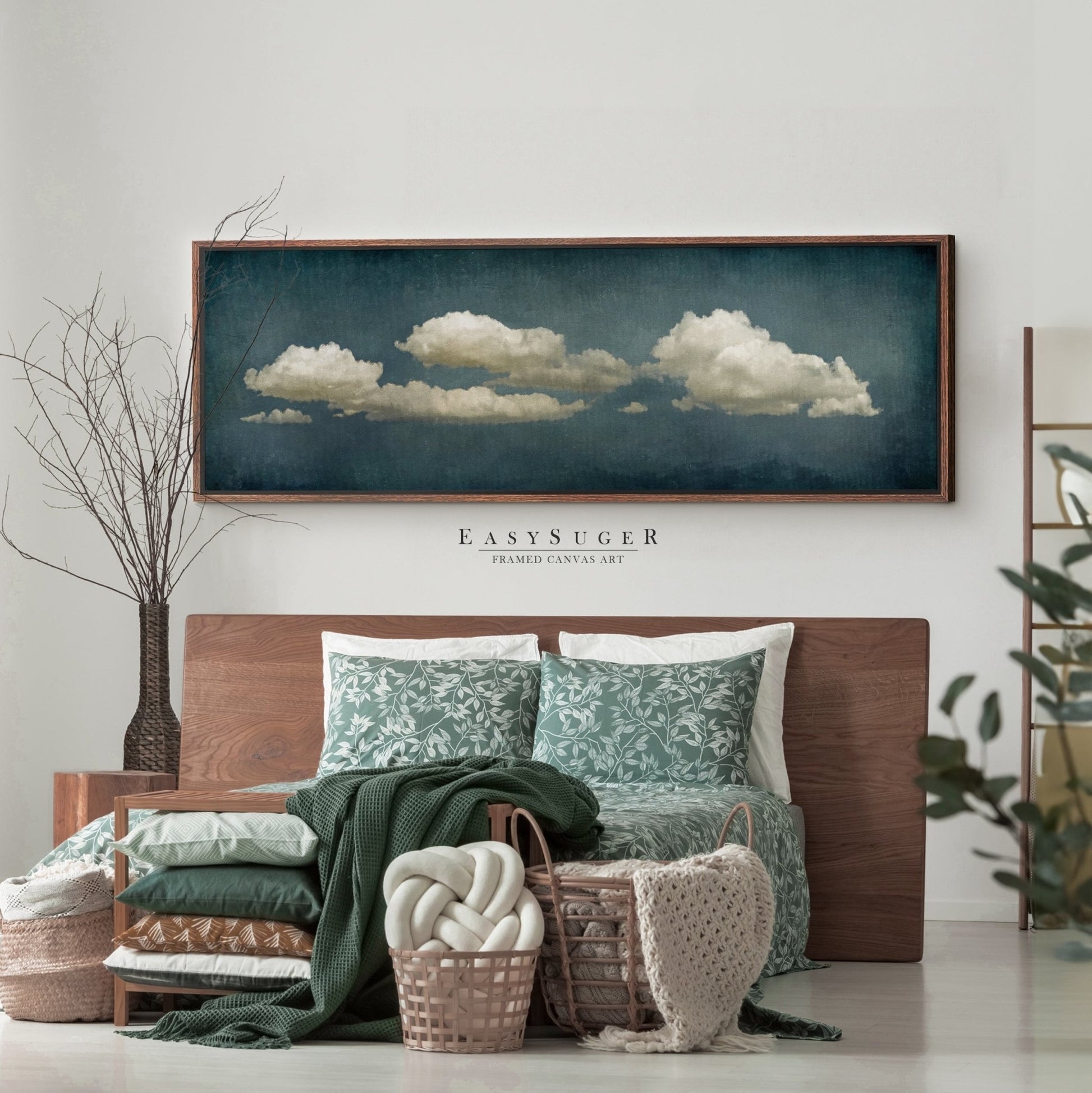 Panoramic Wall Art: Ultra Wide Ratio Moody Cloud Nature Decor
