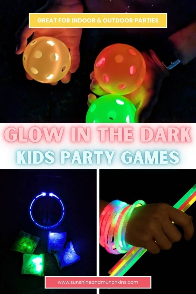Party Game Set: LED Toss Game with Perforated Glow Balls