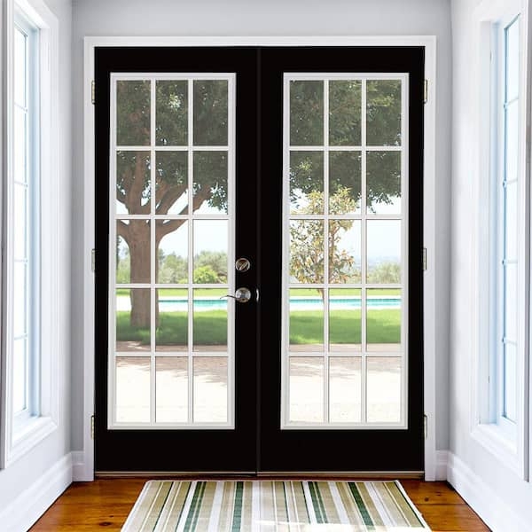 Patio Doors Jet Black Finish Jet Black Exterior Doors