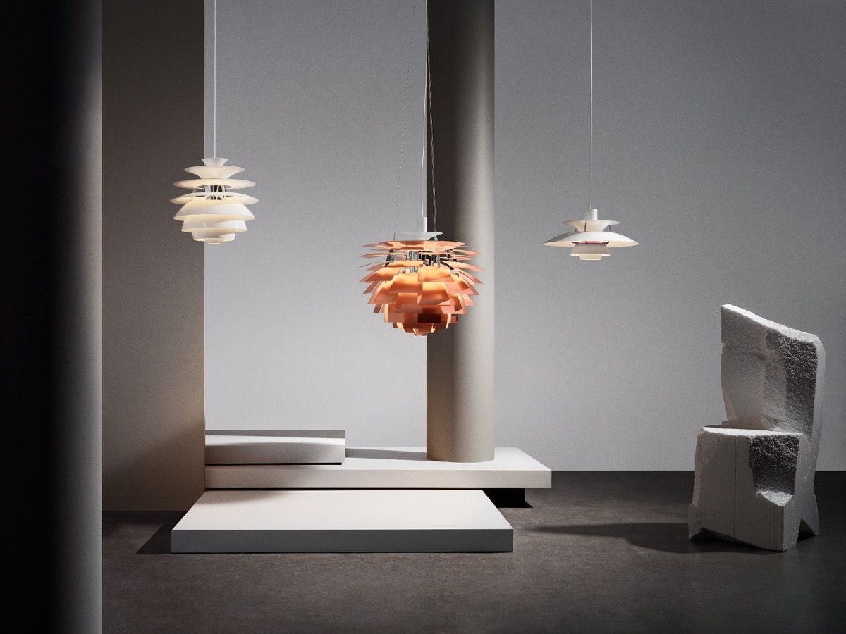 Pendant Light: Architectural Staging with Layered Shade