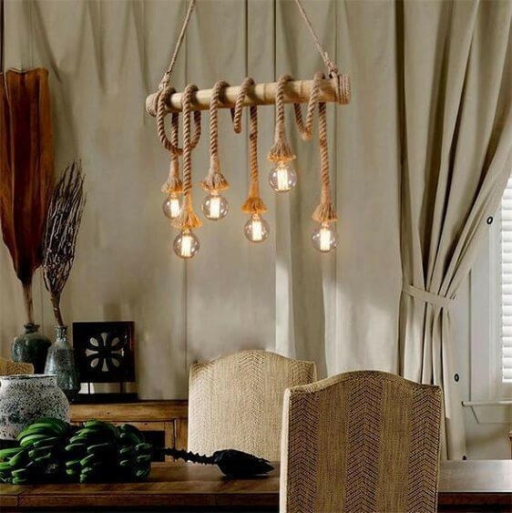 Pendant Light featuring Horizontal Beam Nautical Style