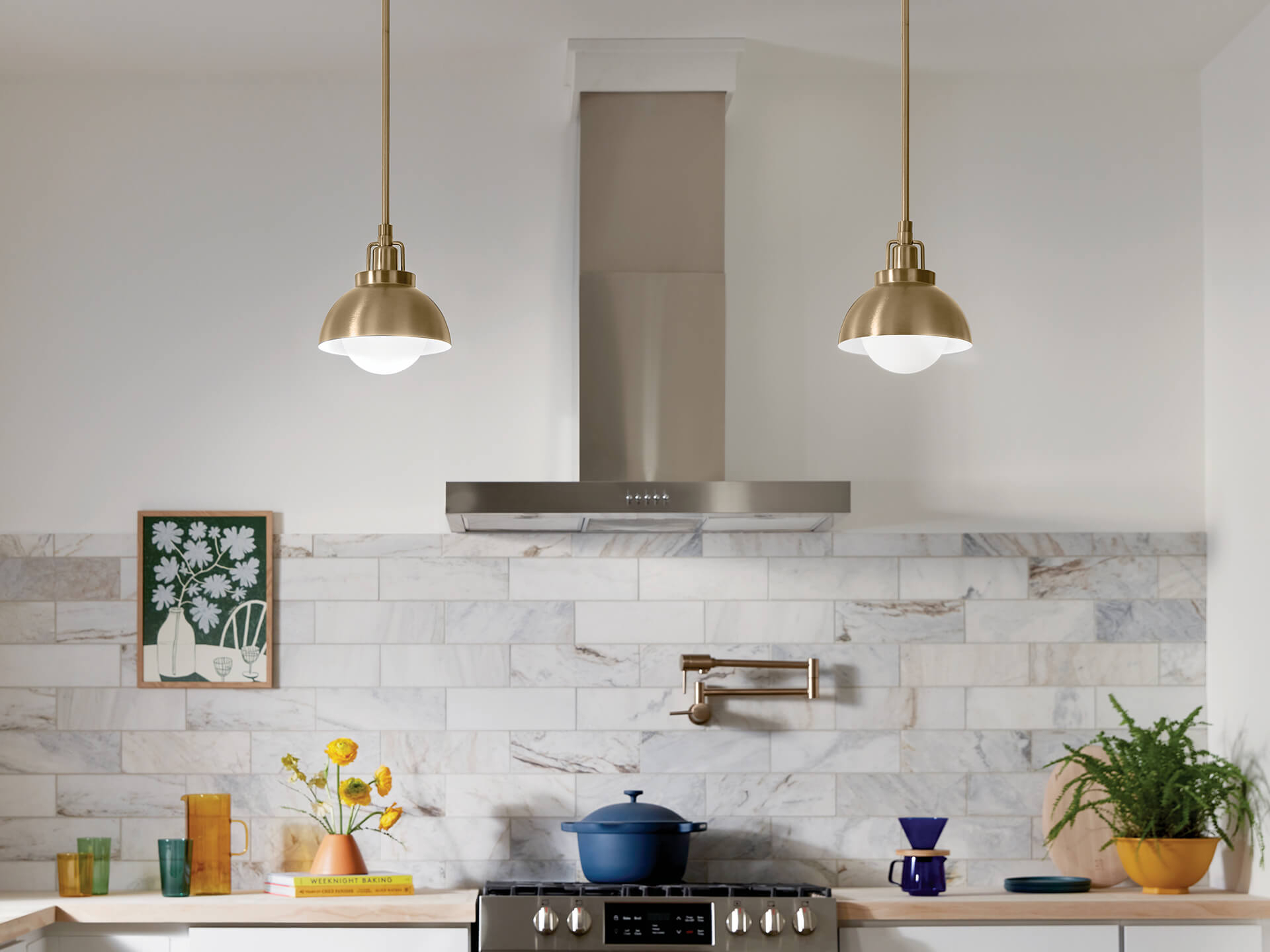 Pendant Light Glass Diffuser Transitional Dome Pendant Lights
