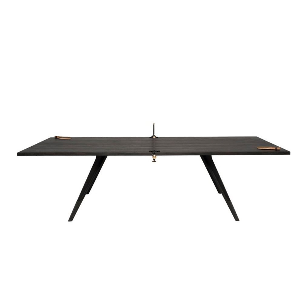 Ping Pong Table Styling Splayed Legs and Espresso Wood Top