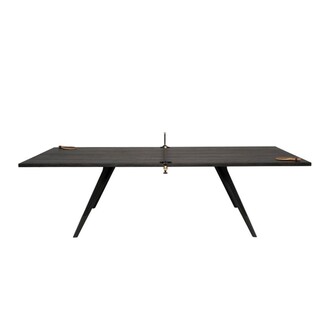 Ping Pong Table Styling Splayed Legs and Espresso Wood Top