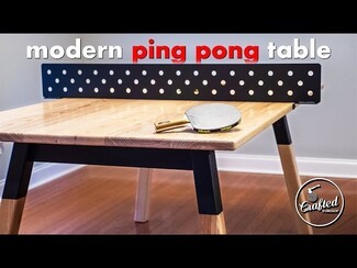 Ping Pong Table with Perforated Metal Net and Dipped Legs