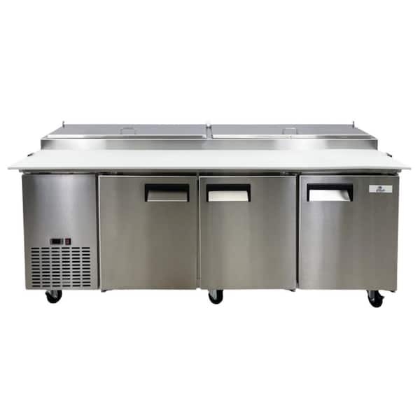 Pizza Prep Table with 92 Inch Width and 92 Inch Pizza Station