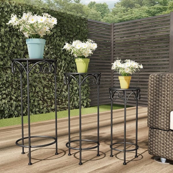 Plant Stand Scrollwork Accents Decorative Scrollwork Risers
