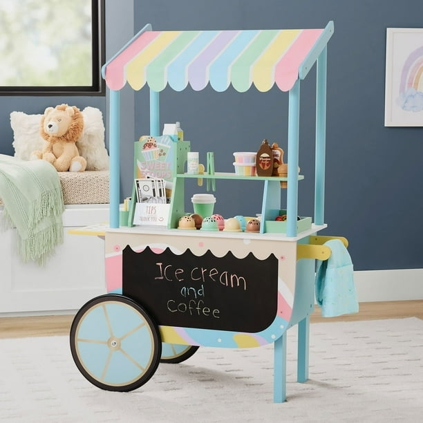 Play Cart: Integrated Chalkboard Whimsical Scandi Design
