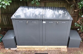 Pool Pump Cover: Charcoal Grey Modular Soundproof Box