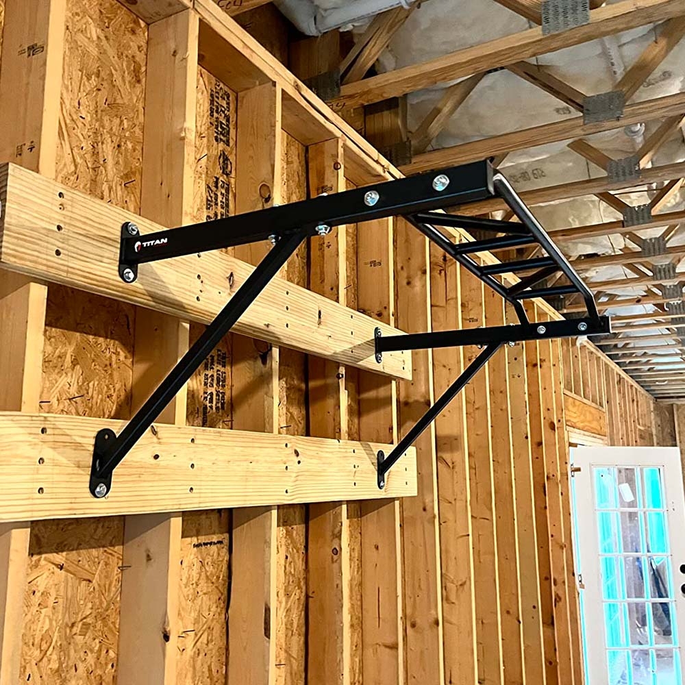 Pull Up Bar: Steel Multi Grip Rungs for Home Gym Rig