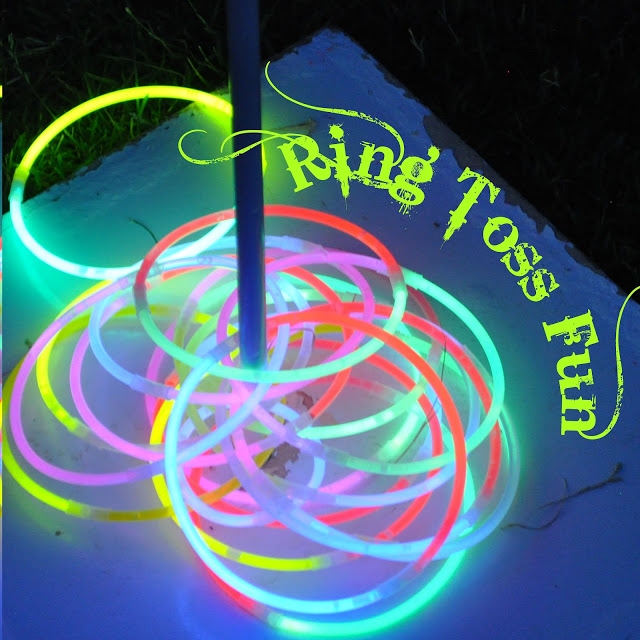 Ring Toss Game: Luminescent Rings for Night Game Activities