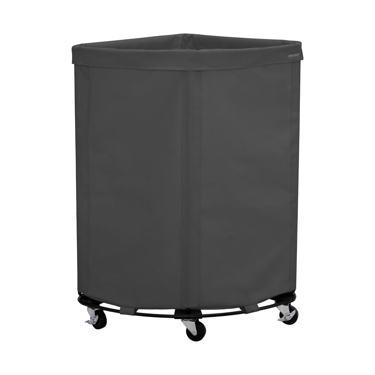 Rolling Hamper: Charcoal Heavy Duty industrial mobile hamper