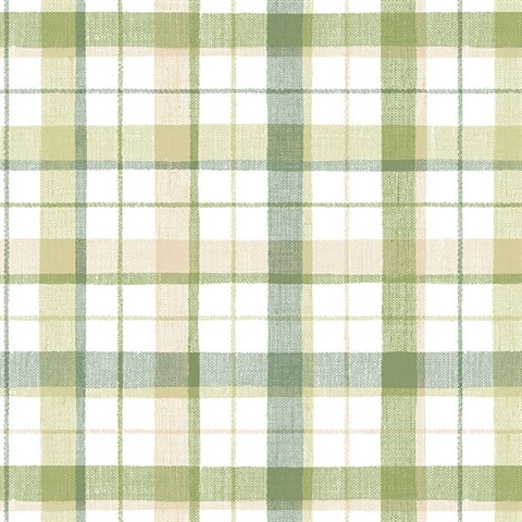 Sage Wallpaper Woven Fabric Look Muted Palette