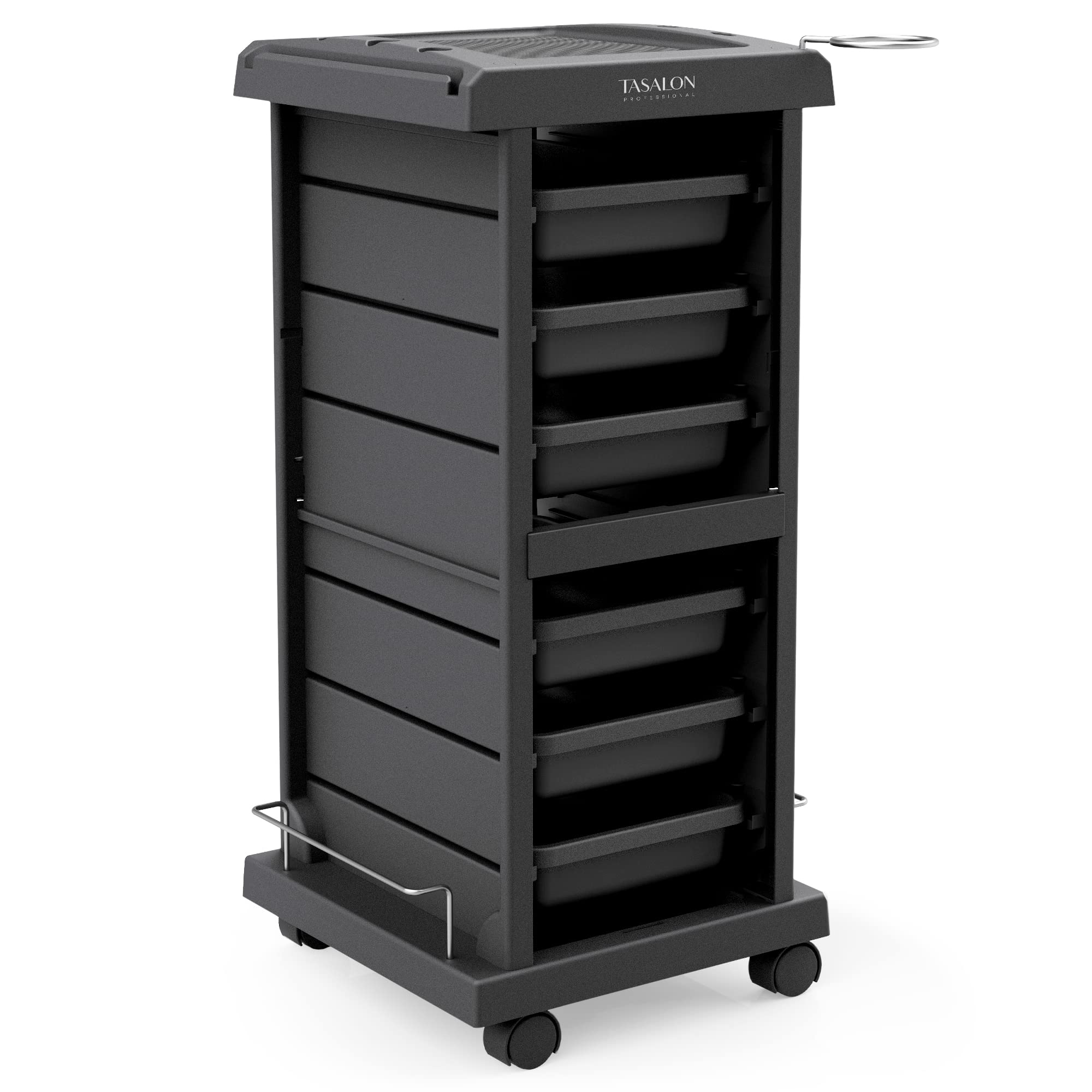 Salon Trolley featuring Six Slide Out Trays & Matte Finish