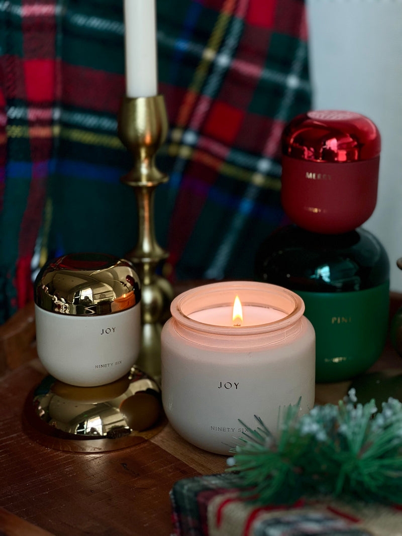 Scented Candle Festive Palette Holiday Candle Arrangement