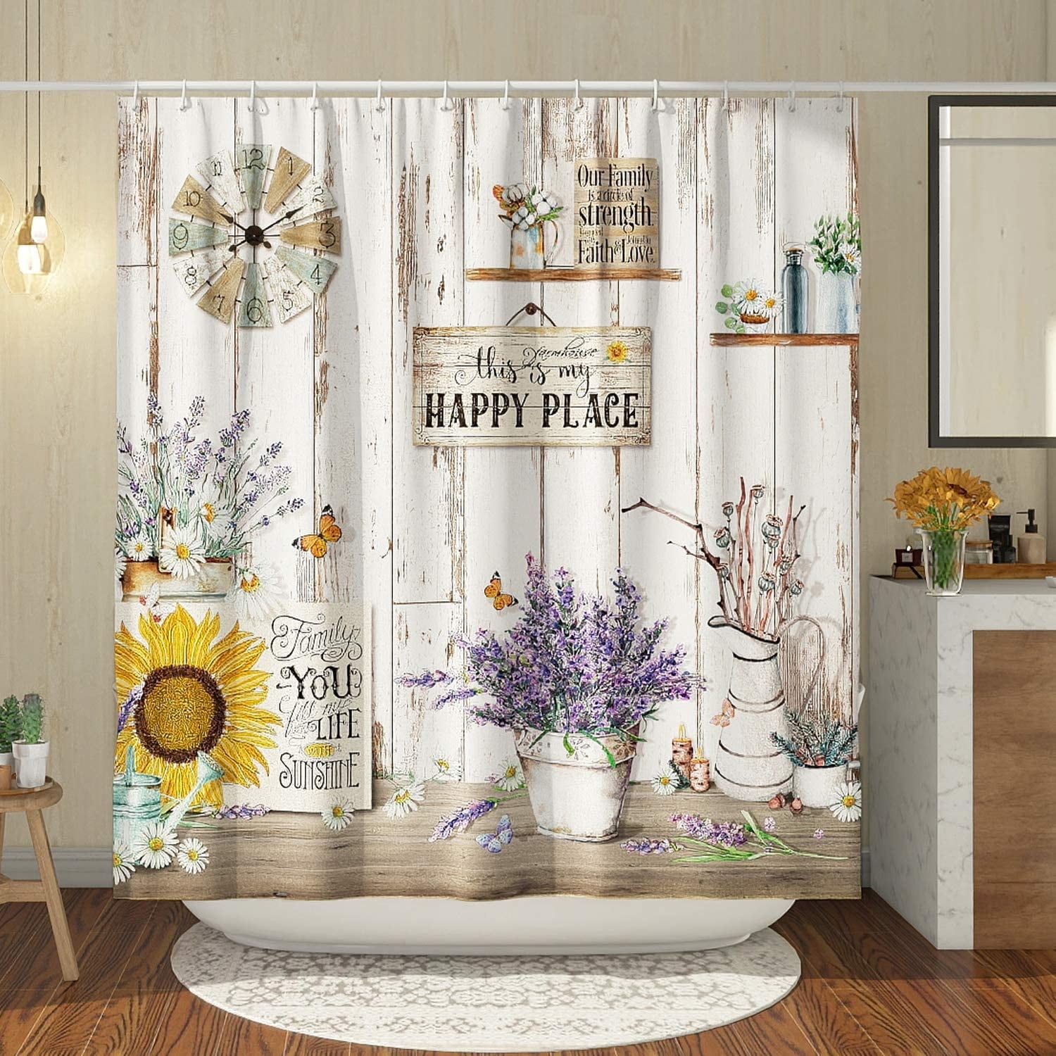 Vintage Shower Curtain