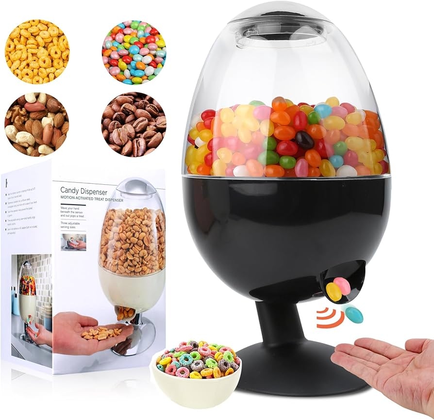 Snack Dispenser Egg Shape Motion Activated Touch Free Gift