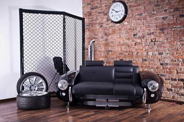 Sofa Couch Automotive Front Frame Industrial Garage Decor