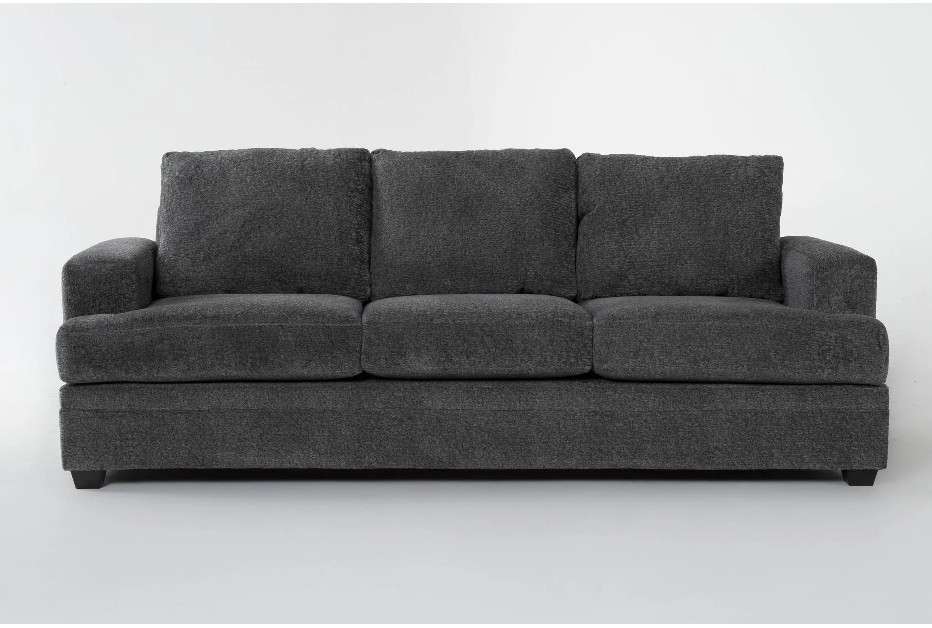 Sofa with 97 Inch Width and Matte Track Arm Seating