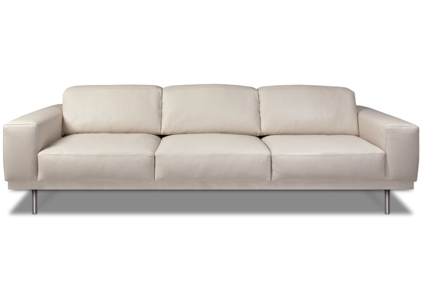 Sofa with Slim Metal Legs and Minimalist European Style