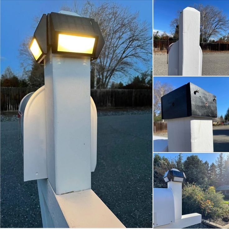 Solar Post Light: Wrap-Around Design for Easy Installation