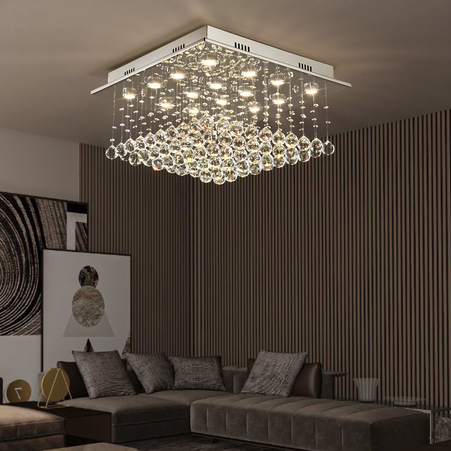 Low Ceiling Chandelier