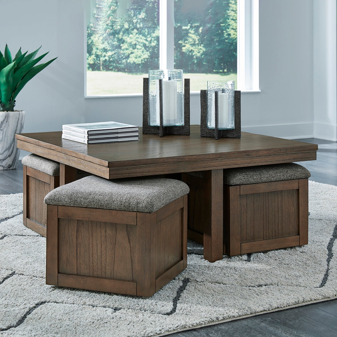 Coffee Table And Stools