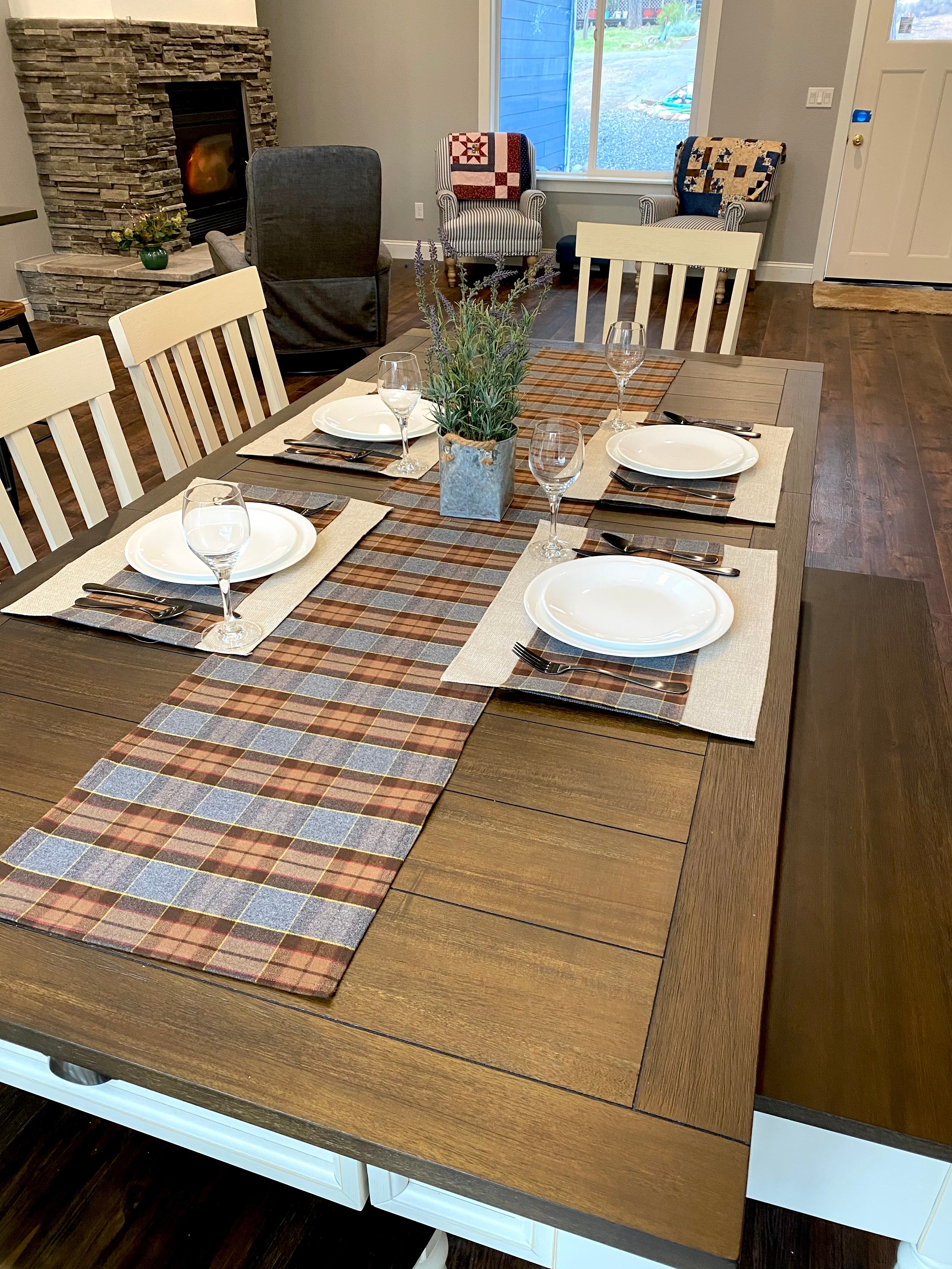 Table Runner: Tartan Textiles for a Highland Inspired Table