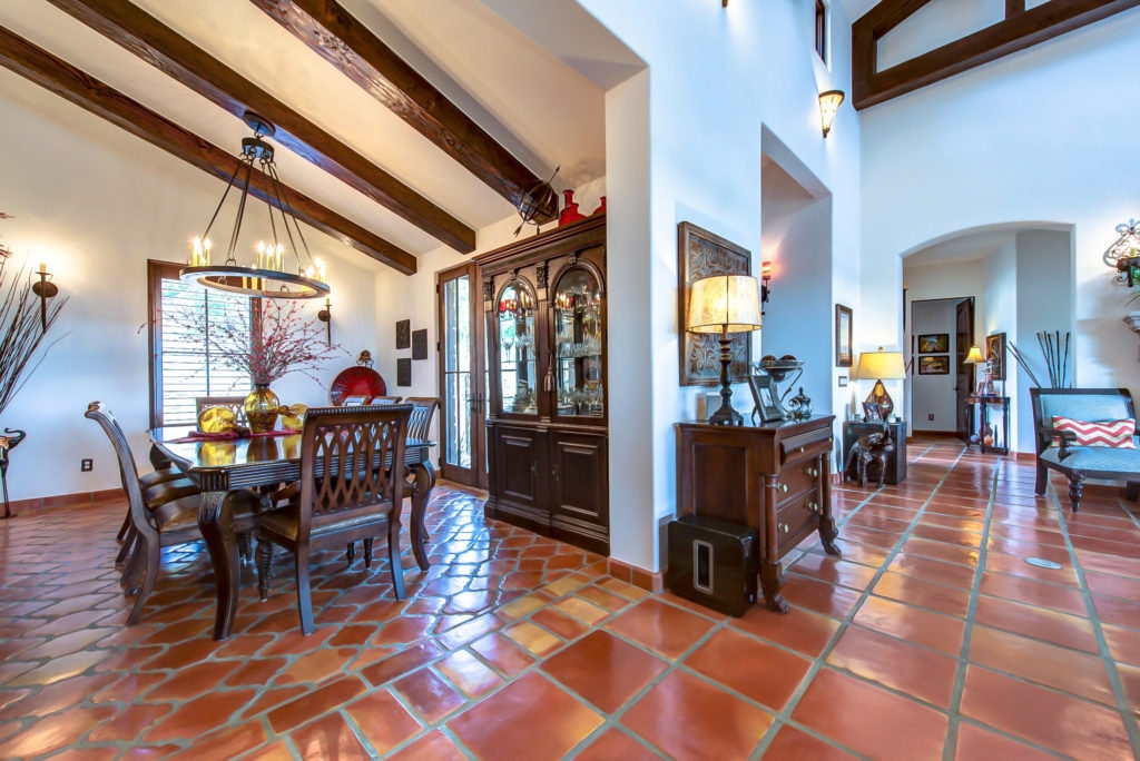 Terracotta Flooring in 12x12 Saltillo Tile Rustic Finish