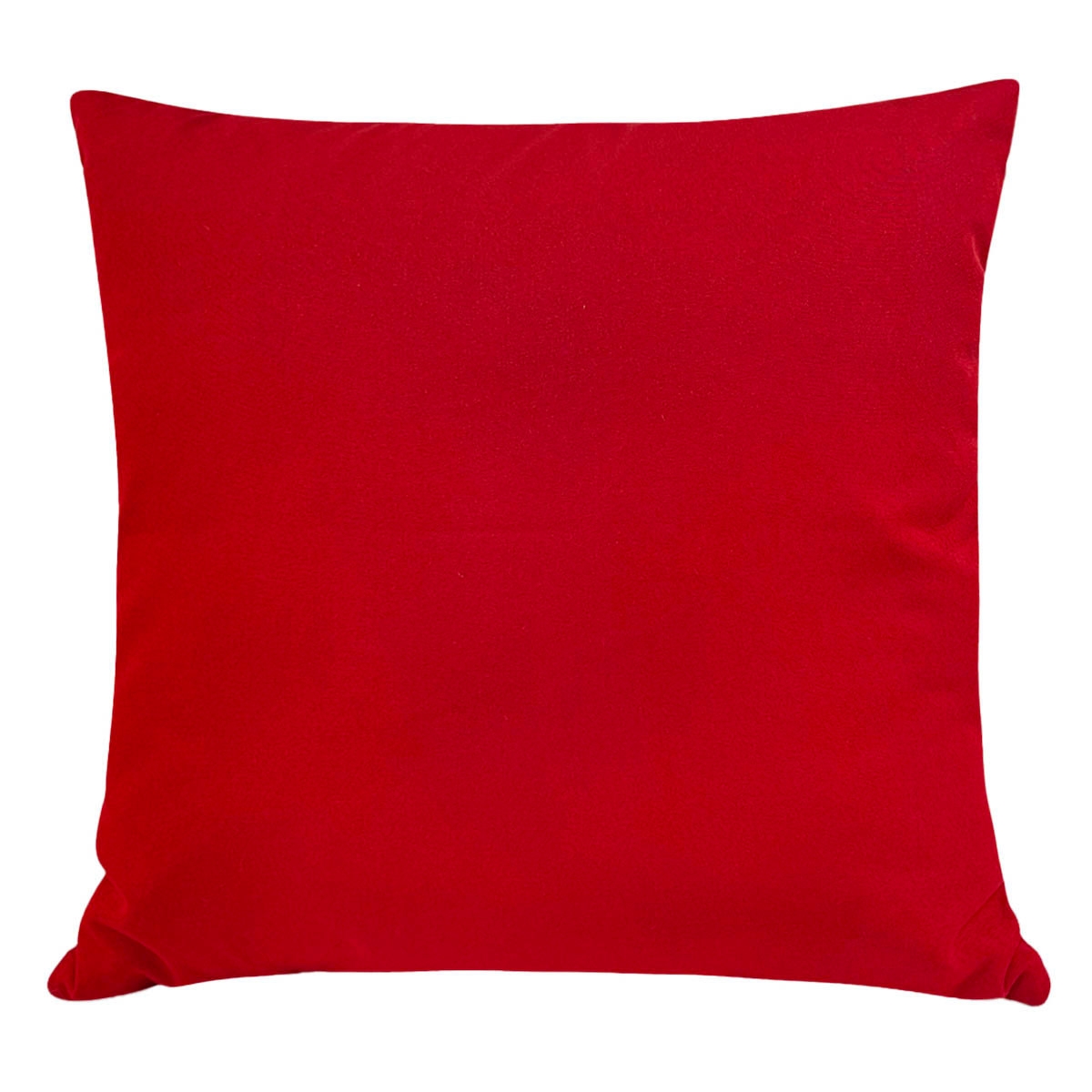 Throw Pillow Square 18 Inch Vibrant Scarlet Solid Color