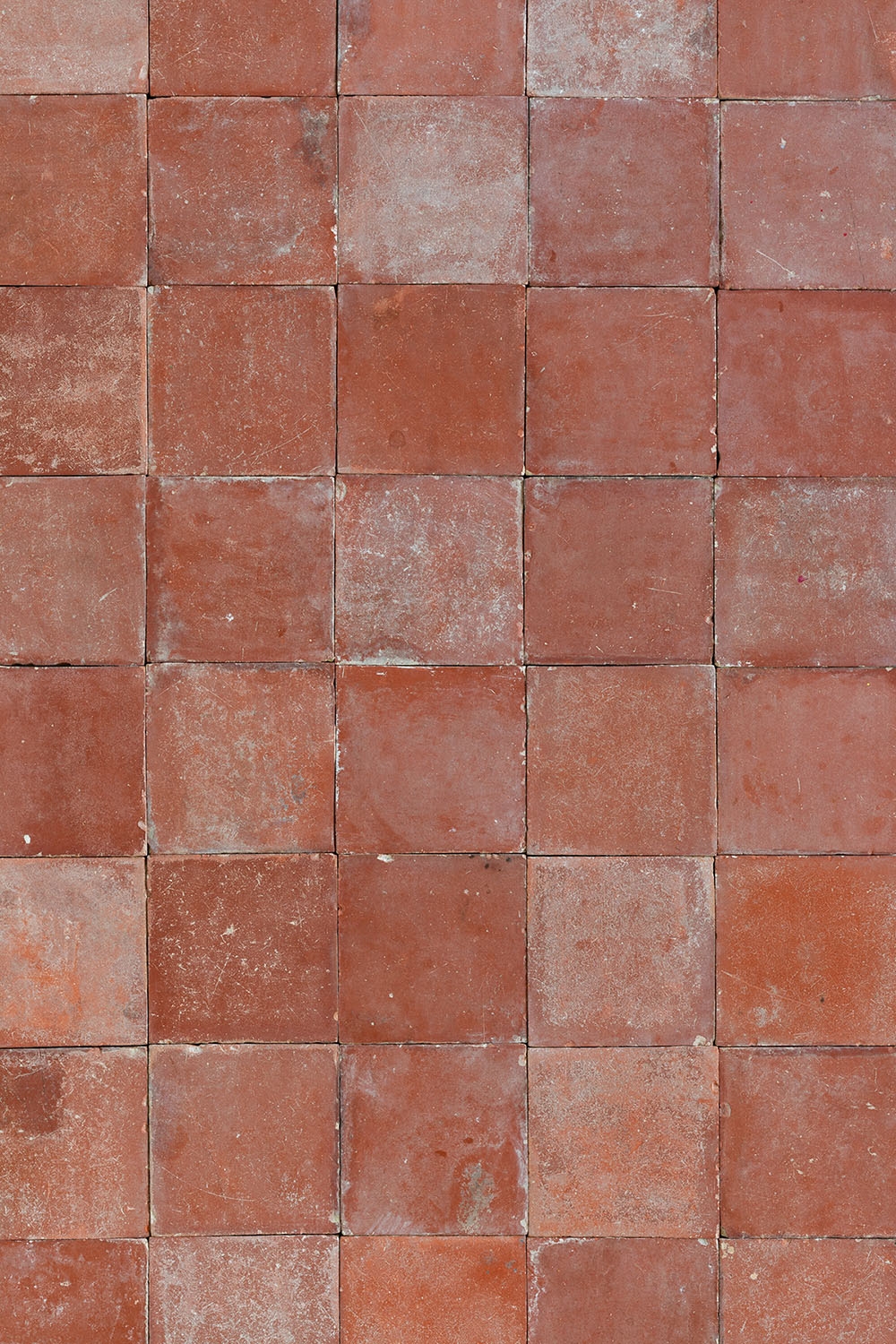 Tile Surface in Earth Red Color with Weathered Matte