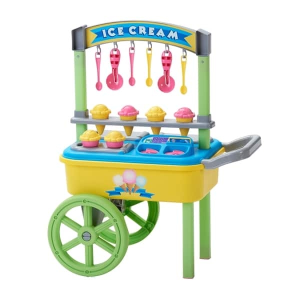 Toy Playset: Oversized Wheels and Tritone Palette Station